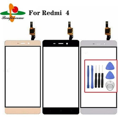 For Xiaomi Redmi 4 Redmi4 Touch Screen Panel Sensor LCD Display 5.0" Glass Digitizer Replacement Parts