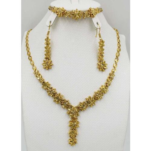 2017 Brand Unique Design Fashion Dubai Color Jewelry Set High Quality Nigerian Wedding African Beads Jewelry Set Parure Bijou