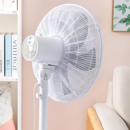 Electric Fan Dustproof Fan Protection Cover Safety Net Cover Anti-pinch Hand Fan Protection Net Cover Anti-child All-inclusive