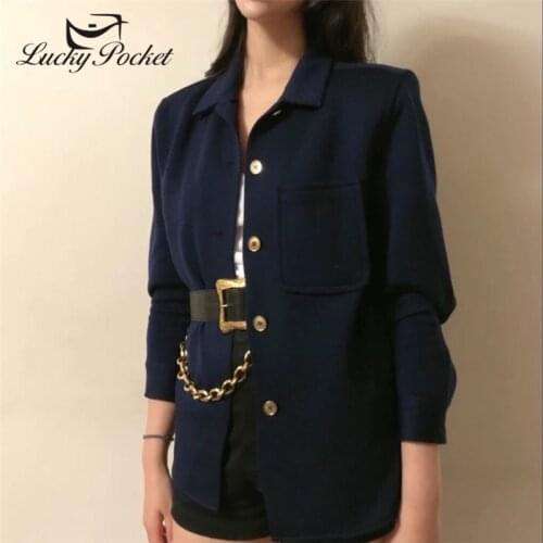 2021 Women New Spring Autumn Blue Slim Cotton Brand SL Embroidery Jacket Ladies England Style Outerwear Female Casual Coat