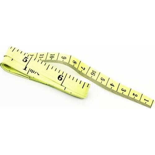 1pc Clothing Measuring Ruler Tape Measure Mini Ruler For Chest / Waist 1.5M Length 1.3CM Width PP Material (Color Random)