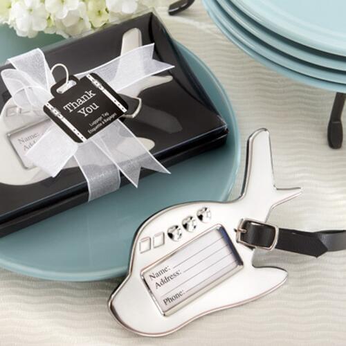 100pcs/lot Wedding favors Destination Love Chrome Luggage Tag Teachers gifts wedding gifts Fashion airplane tagFree Shipping