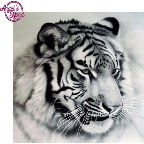 3D DIY Diamond Embroidery,5D Diamond painting,Diamonds mosaic tiger Full rhinestone cross stitch,needlework,Christmas,decor