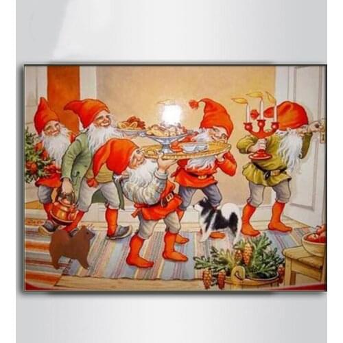 5d diamond painting full square diamond/round santa snowman diamond embroidery rhinestone picture mosaic christmas decoration