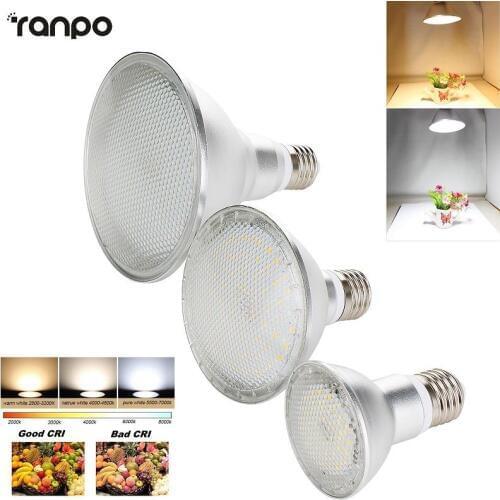 E27 Dimmable LED Spotlight Bulb 2835 SMD PAR20 PAR30 PAR38 14W 24W 30W Warm White Lamp Bright Corn Light High Power 1PCS