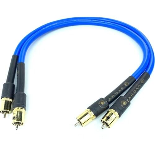 HiFi Audio RCA Cable Cardas Clear Light Interconnect Line with Gold Plated Plug