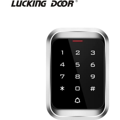 Metal Case RFID Standalone Access Controller and Reader Waterproof 125KHz EM Card Touch Keypad Access Control System