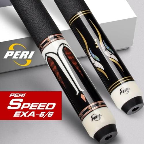 Offical PERI EXA-5/6 Billiard Pool Cue 12.75mm Black Ice Tip Professional P20 Maple Hard Shaft Handmade Billar Cue Stick Kit Cue