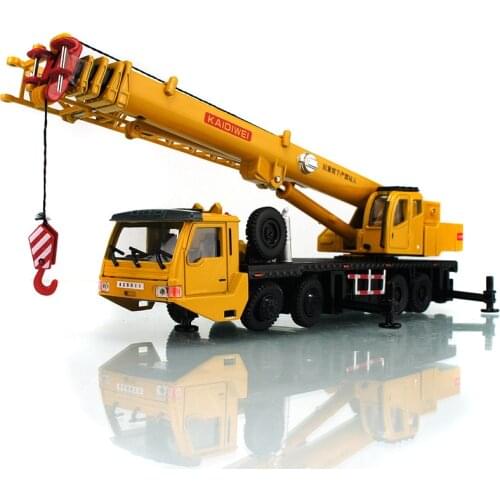 1:55 Alloy Sliding Construction Crane Truck Model Toys For Childrens Educational Toys Free shipping Original Box