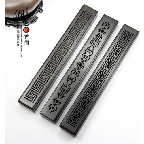 Monolith manual ebony censer Hollow out sweet box Ta line censer incense box aloes box lying box of wholesale