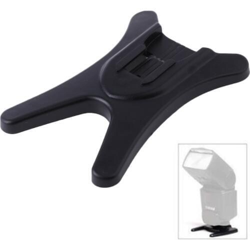 Studio Flash Light Tripod Stand 1/4" Screw Head Hot Shoe Bracket Holder