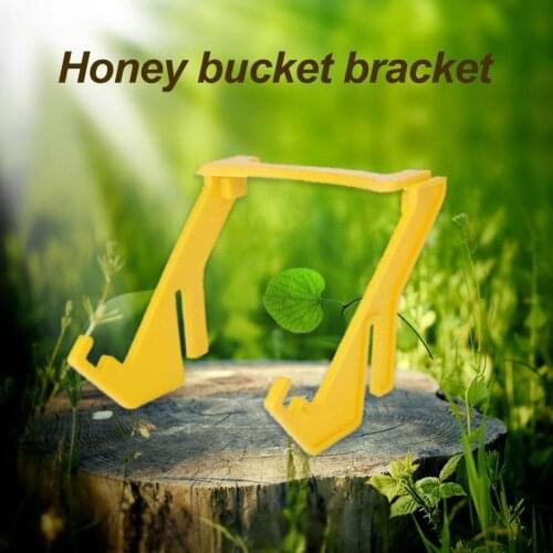 Plastic Beekeeping Tool Honey Bucket Extractor Harvesting Grip Frame Collection Honey Bee Honey Shelf Bracket Holder Rack D8Z6