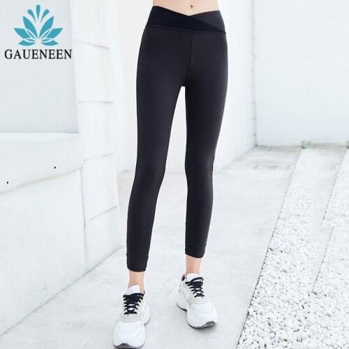 GAUENEEN Women Push Up Yoga Pants Sport Tights Sportswear Workout Running Fitness Leggins High Waist Gym Leggings