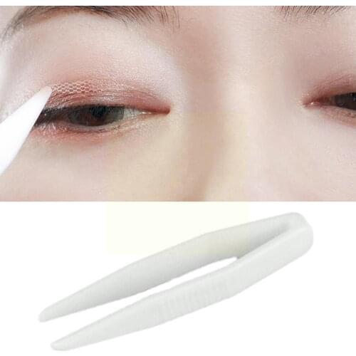 Double Eyelid Sticker Tweezers Beauty Double Eyelid Eyelid Sticker Clip Clip Tweezers Double Plastic Tweezers Beauty H0E7