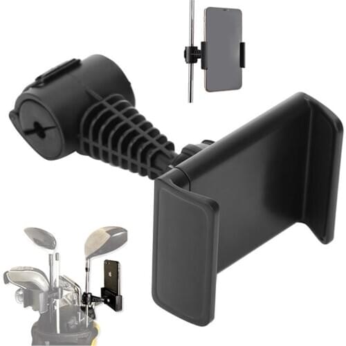 1pc Golf Swing Record Phone Holder ABS Cell Phone Clip Stand Bracket Support for Alignment Stick Golf Accessories Training Aids