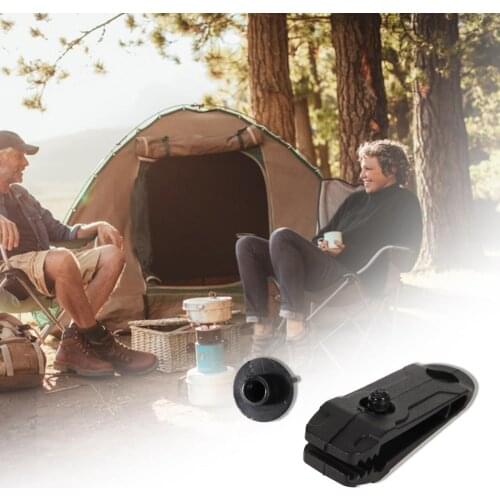 1Pcs Outdoor Summer Camping Hiking Canopy Tent Clip Tighten Tear Resistance Plastic Grip Windproof Awning Clamp