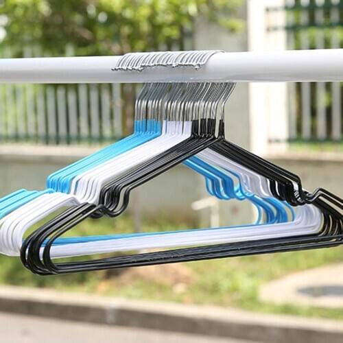 10Pcs Stainless Steel Non-slip Shirt Trouser Coat Hook Hanger Clothes Stand Increases your usable wardrobe space.Increases your
