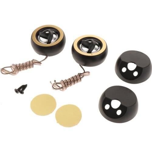 2 Pack 25mm Car Dome Tweeter Audio Speakers Auto DIY Stereo Loudspeaker