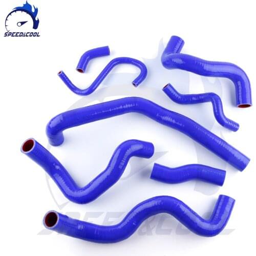 Car Silicone Radiator Coolant Hose Kit For 07-14 Mini Cooper S R55 R56 R57 Turbo Silicone Coolant Heater Radiator Hose Kit