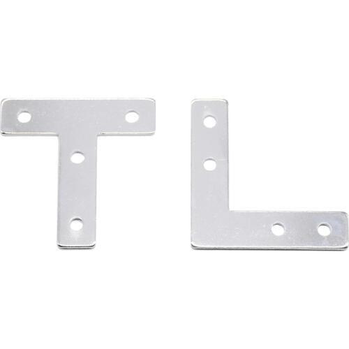 2020 L type T type cross plate joint aluminum connector EU standard 20/30/40 series industrial Aluminum Profile Accessories 3D