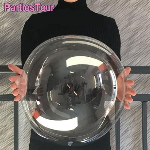 5pcs 10/18/20/24inch Bobo Balloon Transparent Bubble Balloons for LED Light Up Balloons Birthday Wedding Christmas Decors