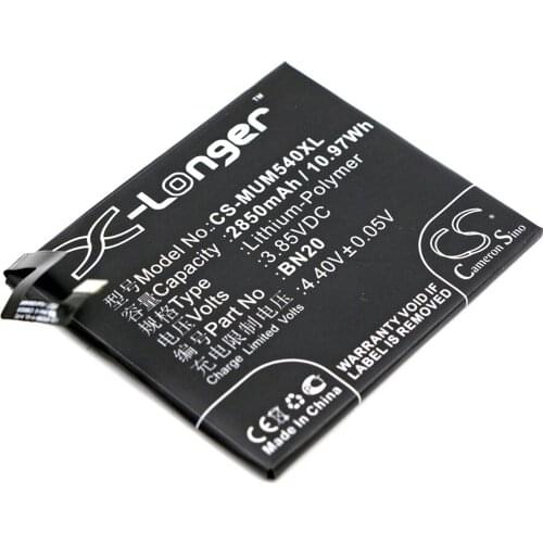 CS 2850mAh/10.97Wh battery for Xiaomi Meri, Mi 5c, Mi 5c Dual SIM TD-LTE BN20