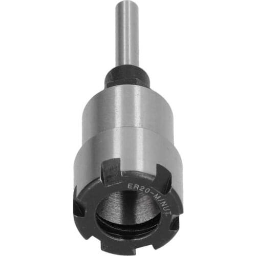 Lathe tool holder cnc tool holder Shank Router Bit Collet Extension Lathe Accessory with 1/4in Tool Holder