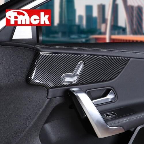 Car Accessories Interior Front Door Decoration Cover Trim Protection Panel For Mercedes Benz A Class W177 A180 A200 A250 2019