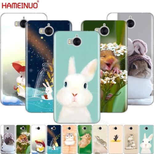HAMEINUO Rabbit Mouse Hamster cell phone Cover Case for huawei honor 3C 4X 4C 5C 5X 6 7 Y3 Y6 Y5 2 II Y560 Y7 2017