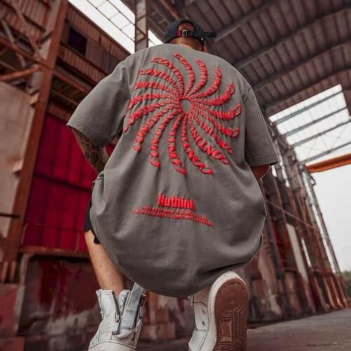 Cotton Short Sleeve T-shirt Men Women Punk O-Neck Print National Half Sleeve Hip Hop Oversize Gothic Streetwear Cool Vintage Top