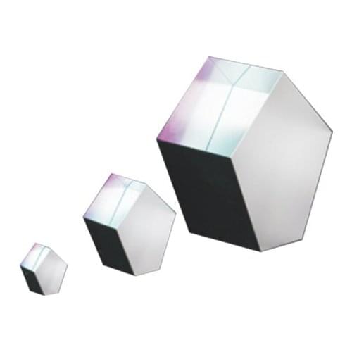 K9 Pentagonal Prism Reflector Aluminum Film + Black Paint Protection Optical Element Experimental K9 Fine Annealed Optical Glass