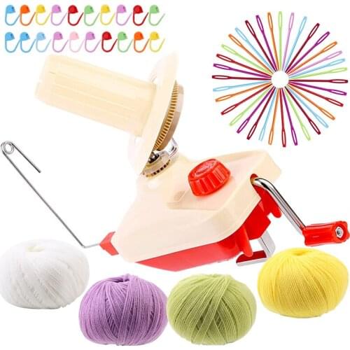MIUSIE Wool Winder Machine With Knitting Yarn Ball Scarf Wool And Sweater Weaving Needle Tapestry Knitting Needles