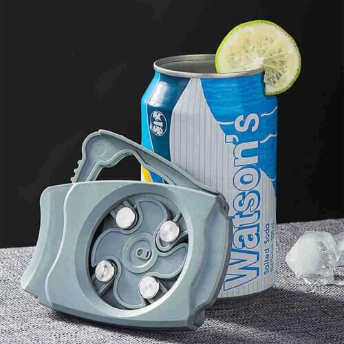 Bottle opener multi-function can opener for beverage portable rotary bottle opener