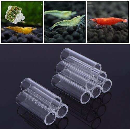 Fish Tank Shelter 3/6 Tube Aquarium Pipe Shrimp Cave Hide Breeding Hide House Acrylic Decor Aquarium Supplies C42