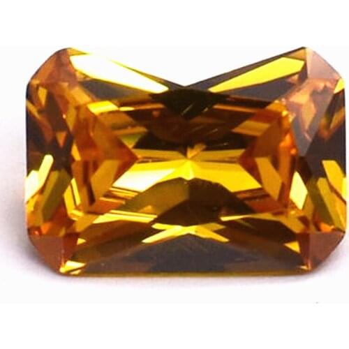 Unheated 10.00 Cts Natural Mined 10mmx12mm Sri-Lanka Yellow Sapphire Rectangle Cut VVS Gem
