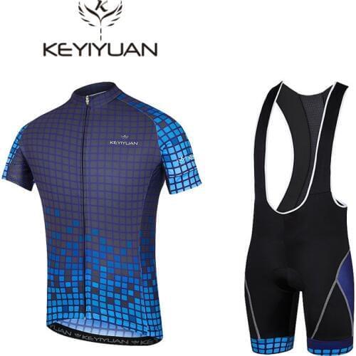 NEW 2018 Summer Quick Dry Cycling Jersey Set Breathable MTB Bike Sportwear Bicycle Clothing With Sportful Bib Pants