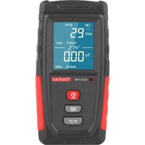 WT3121 Handheld EMF Meter Electromagnetic Radiation Tester Electric Field Electron Magnetic Field Dosimeter Detector