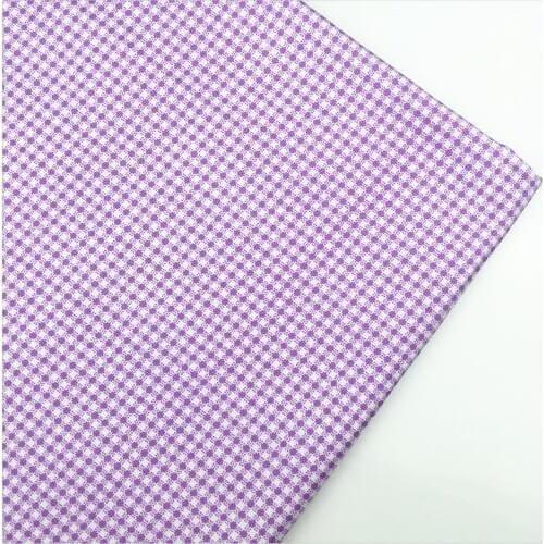 Grid Printed Twill Cotton Fabric Syunss DIY Neddlework Craft Toy Curtains Material Quilt The Cloth Tecido Tissue Telas Patchwork