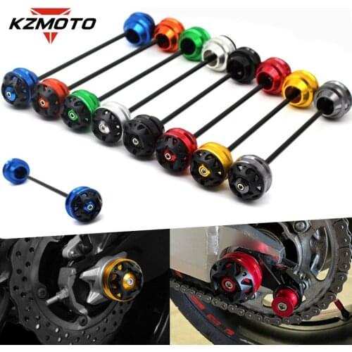 For Kawasaki Z750 Z650 Z900 Z800 Z1000 Z1000SX ZX-6R ZX-10R Motorcycle Front Axle Fork Crash Sliders Falling Protector