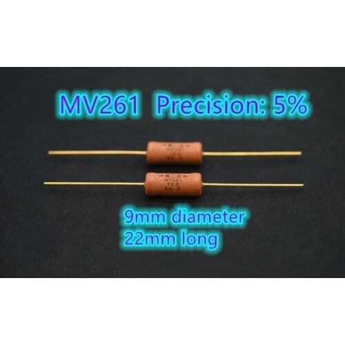 United States Caddock MV261 7W Golden Feet 1R 2.2R 10R Amplifier Frequency Division Non-Inductive Resistor