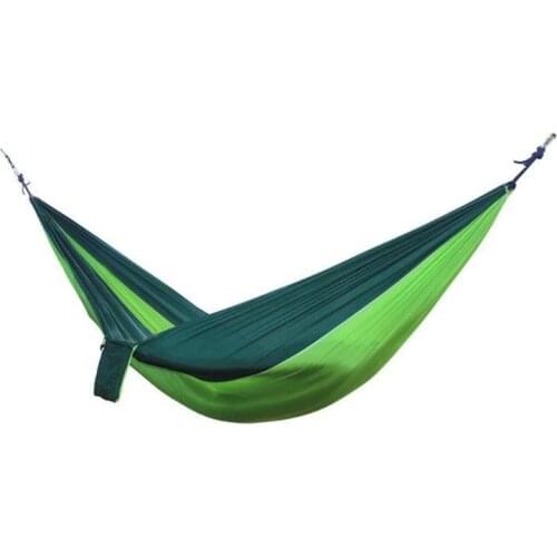 Yellow Green Portable Hammock Hanging Chair Camping Hang mat Swing Sleeping Hanging Bed Swing Bed Outdoor