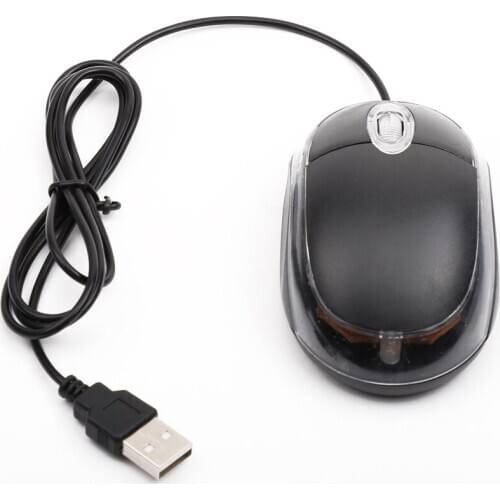 1pc New Game Engine Micro Switch Usb Wired Mouse Lighting For Computer Laptop Pc