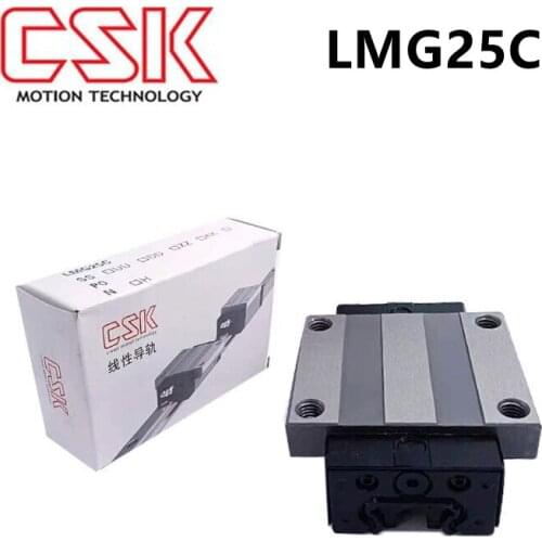 2pcs original Taiwan CSK linear guide block LMG25C Slider Blocks Linear Guideway Carriage