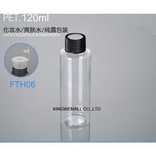 300pcs Wholesale empty 120ML bottles of Coke bottling rotating ordinary cap pet bottle ,clear plastic bottles with ribbed lids