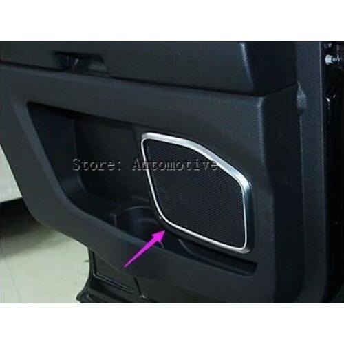 4pcs! For ford Explorer 2011-2014 Matt Speaker Ring Frame Molding Cover