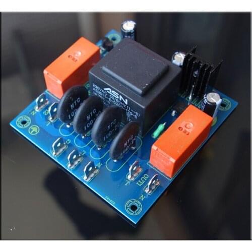 1000W 220V AC Home Audio Power Amplifier Soft Start Board High-power Relay NTC Resistance Soft Start Finished Board