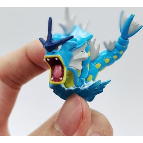 New Hot Cartoon Gyarados Action Figure Dolls Toys 4CM Anime Pokemoned Gyarados Collection FIgure Toys Gifts for Children