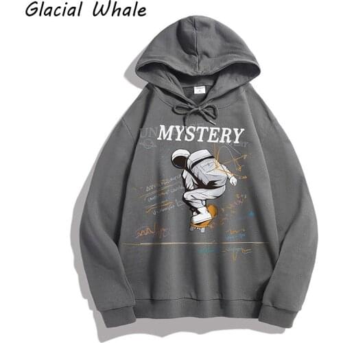 Glacial whale Men's Hoodies