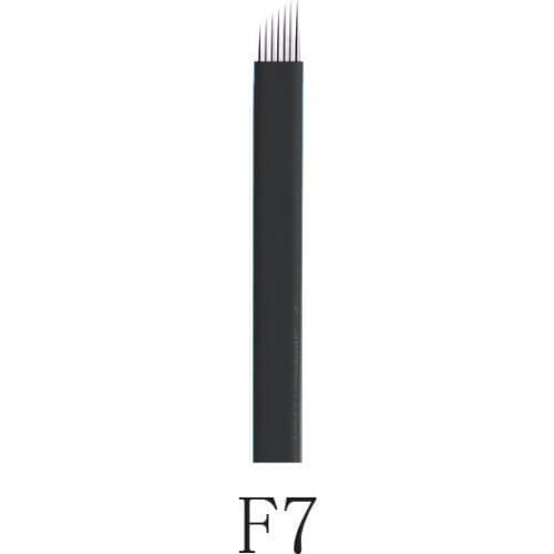 Black 0.25mm Flex 7/9/11/12/14 Microblading Needles Eyebrow Tattoo Pen Blades Permanent Makeup Needles Pins Microblade Supplies