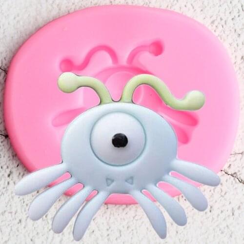 Halloween Cake Decorating Tools Monster Silicone Molds DIY Cookie Baking Cupcake Topper Fondant Candy Chocolate Gumpaste Moulds